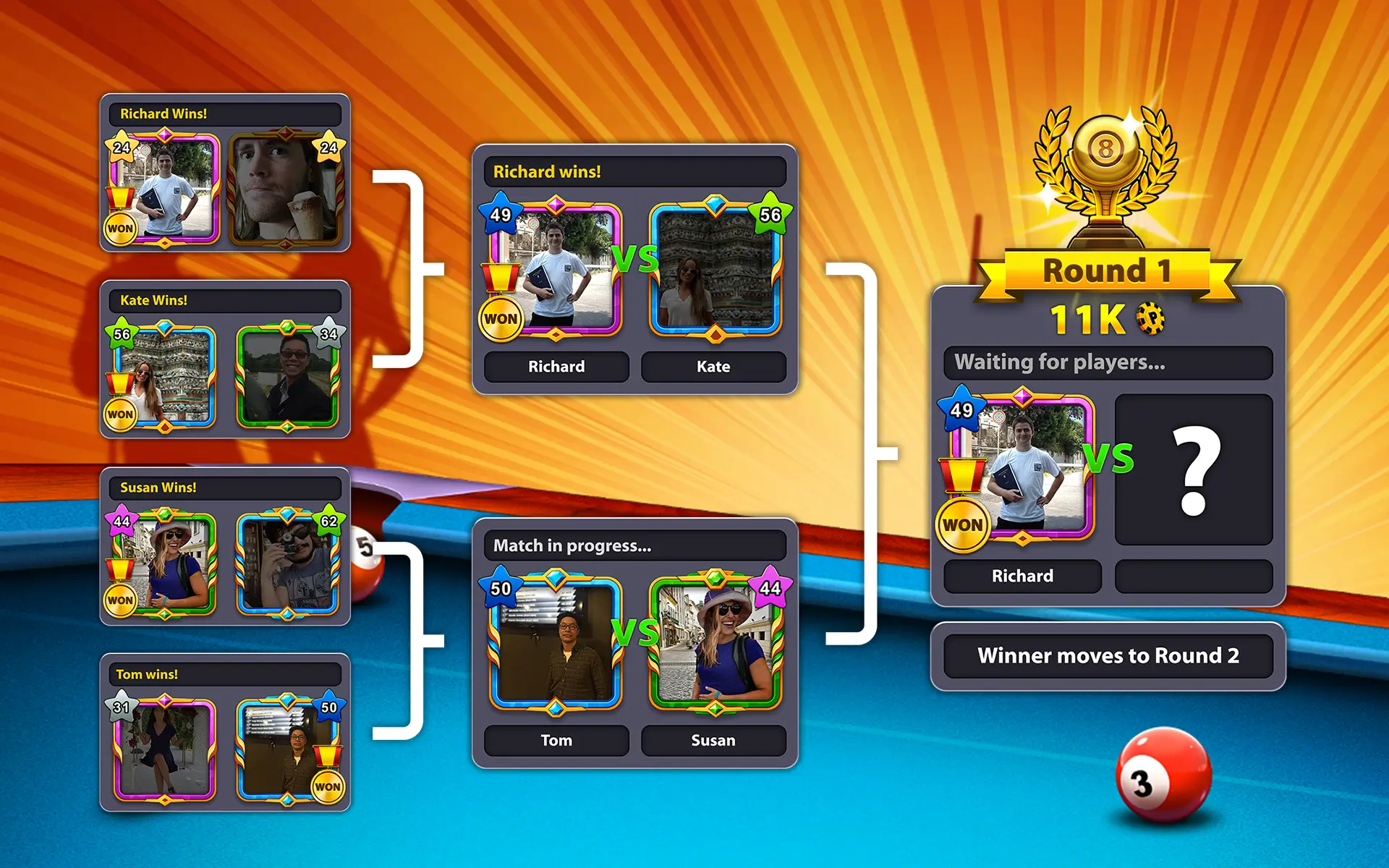 king mc 8 ball pool mod apk