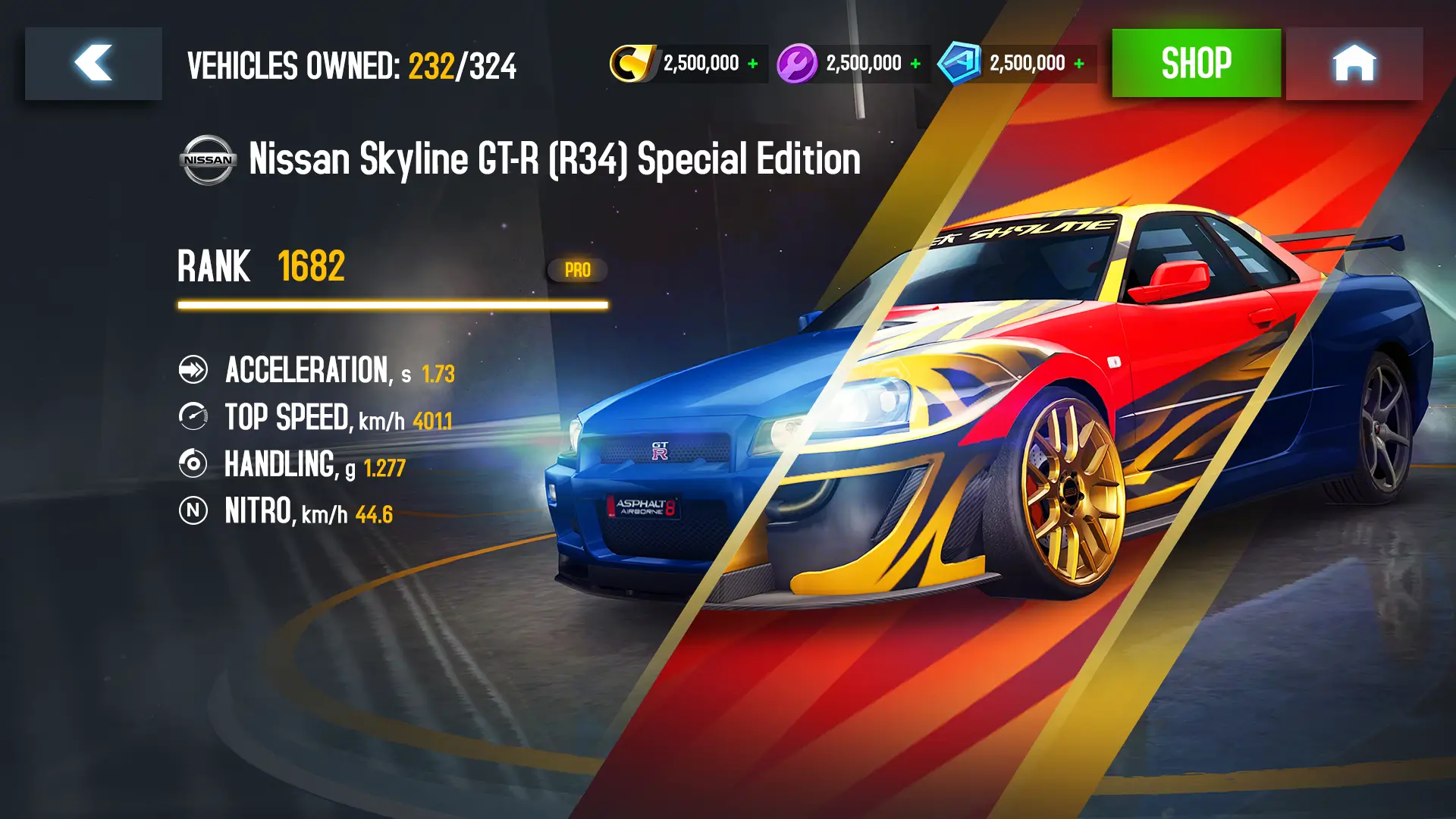 Asphalt 8 Airborne - APK MOD DINHEIRO INFINITO ATUALIZADO V7.2.0.J ✓ 