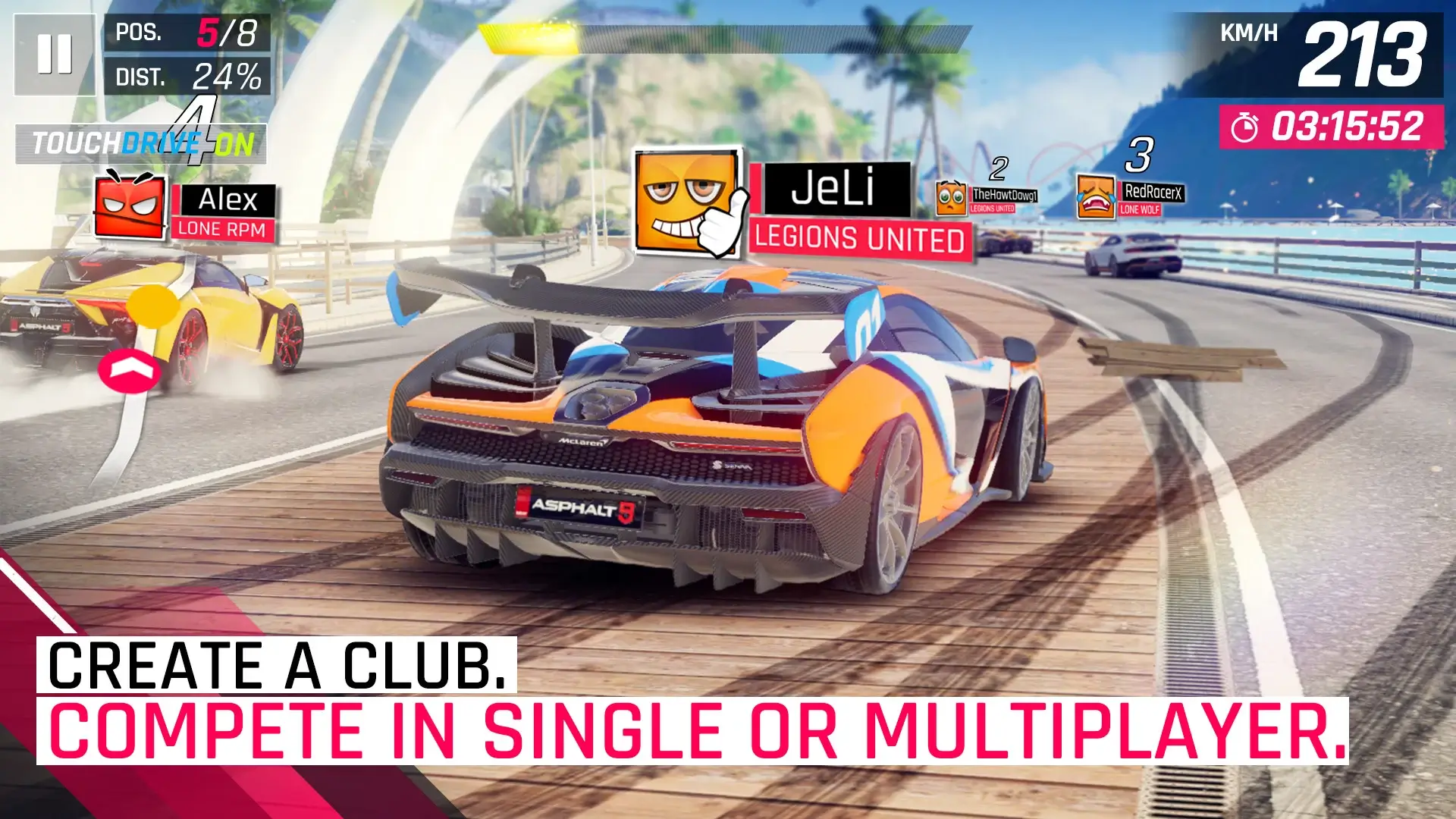 Download Asphalt 9 MOD APK v1.1.0e (Mod Menu) For Android