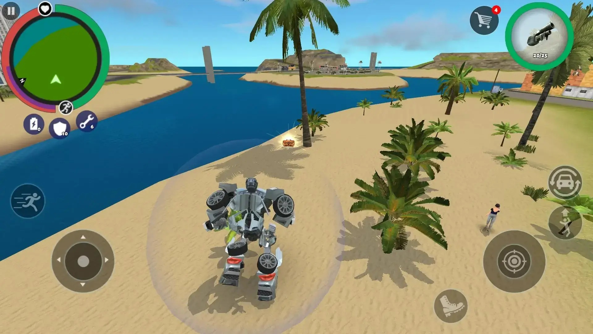 robot car unlimited money mod apk download