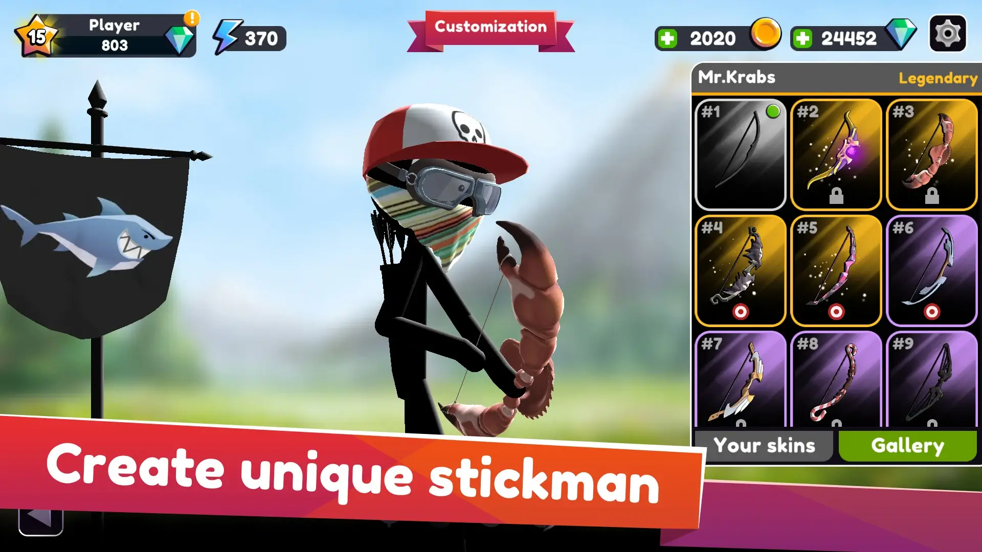 Stickfight Archer v1.24 Apk Mod [Dinheiro Infinito]