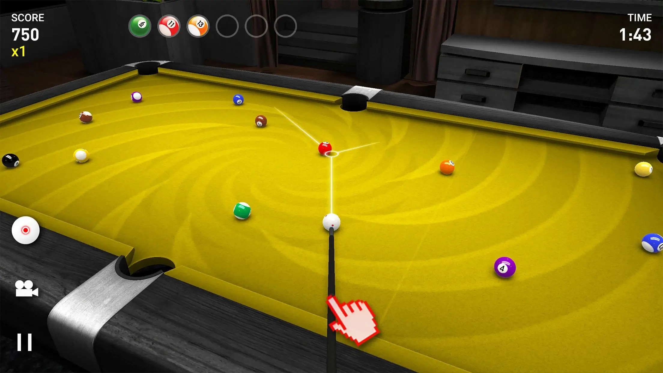 3D Pool Ball mega mod apk Unlimited Coins And Cue & Long Line