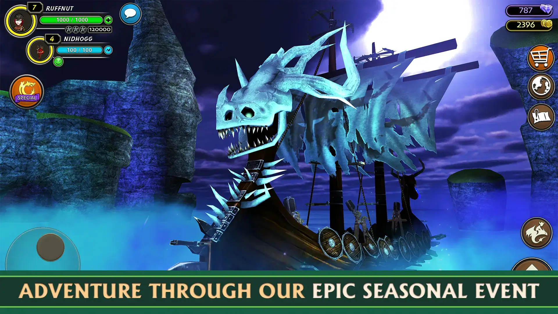 School Of Dragons MOD APK v3.31.0 (Unlimited Gold/Gems/God Mode)