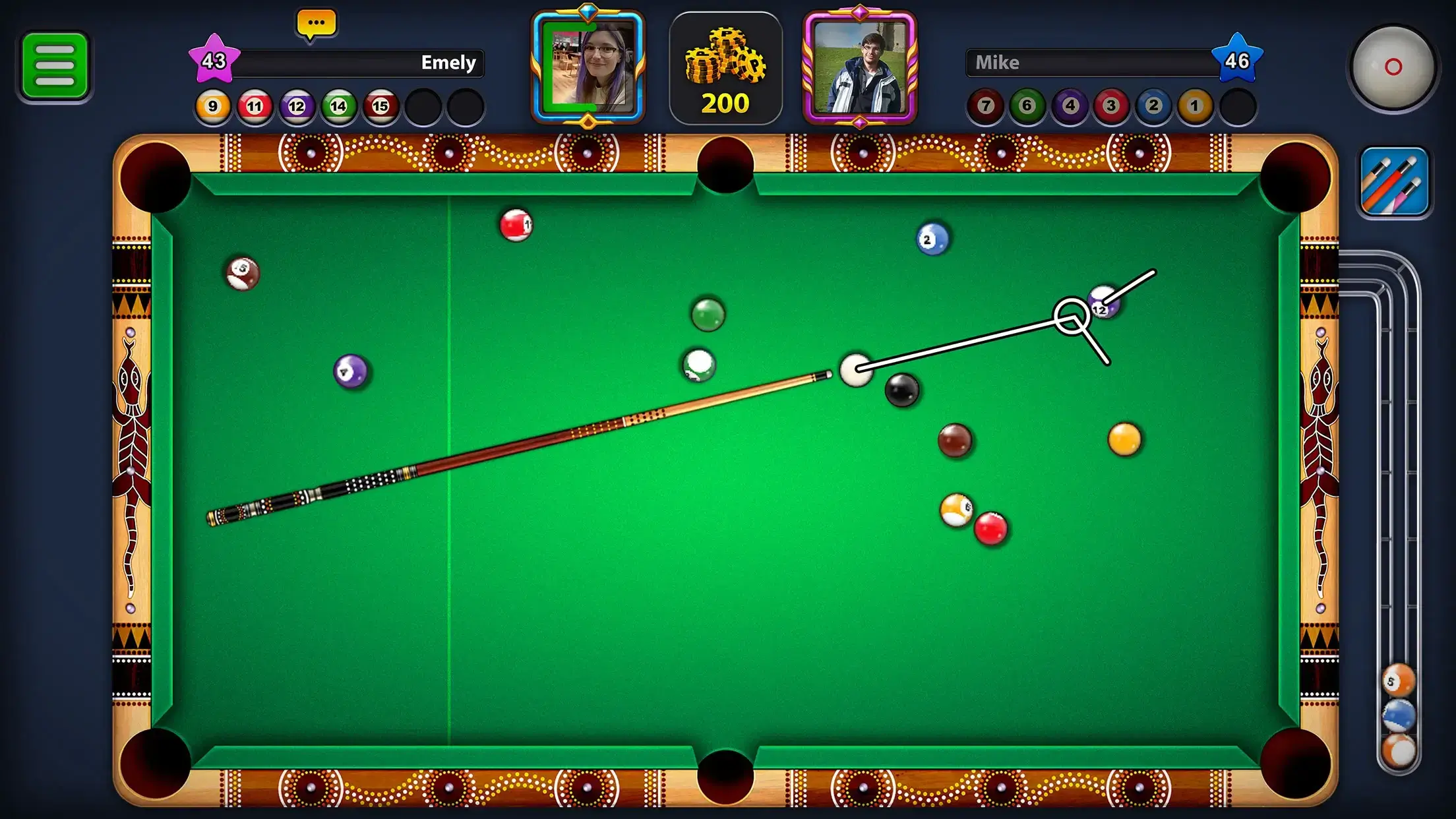 8 ball pool mod menu apk ultima version