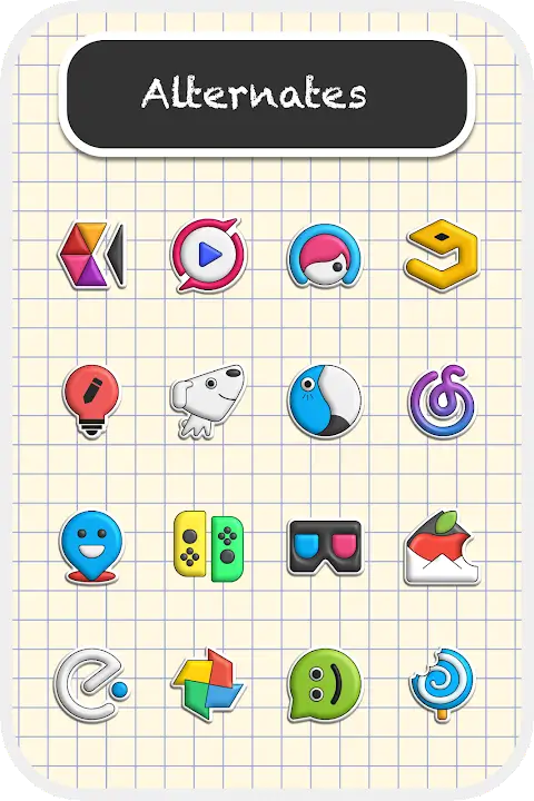 Poppin icon pack MOD APK