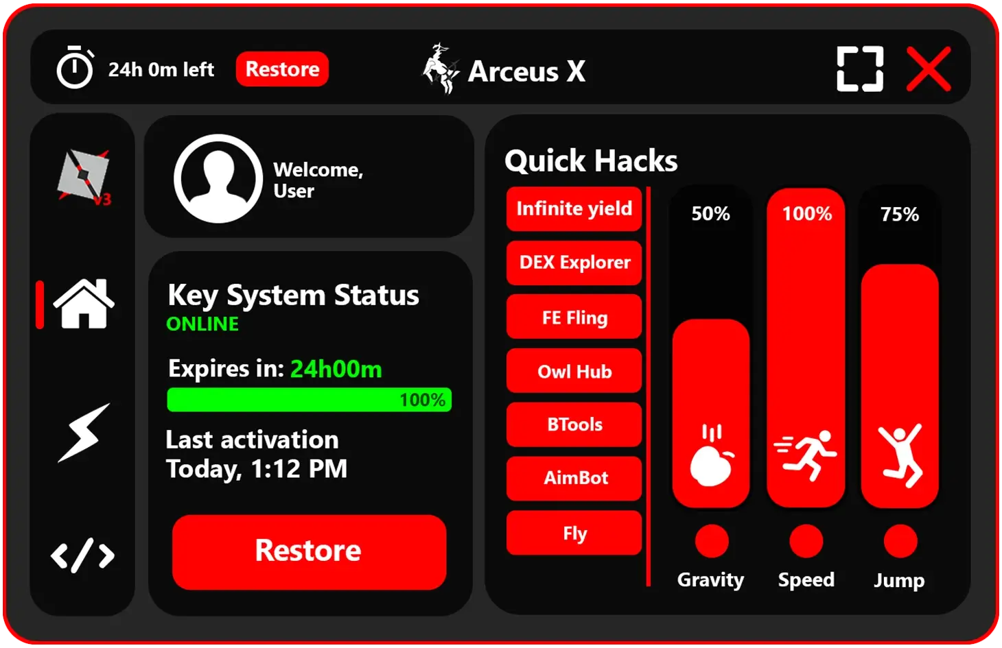 Arceus X V3.1.0 APK (Roblox Menu Mod) - APKPoor