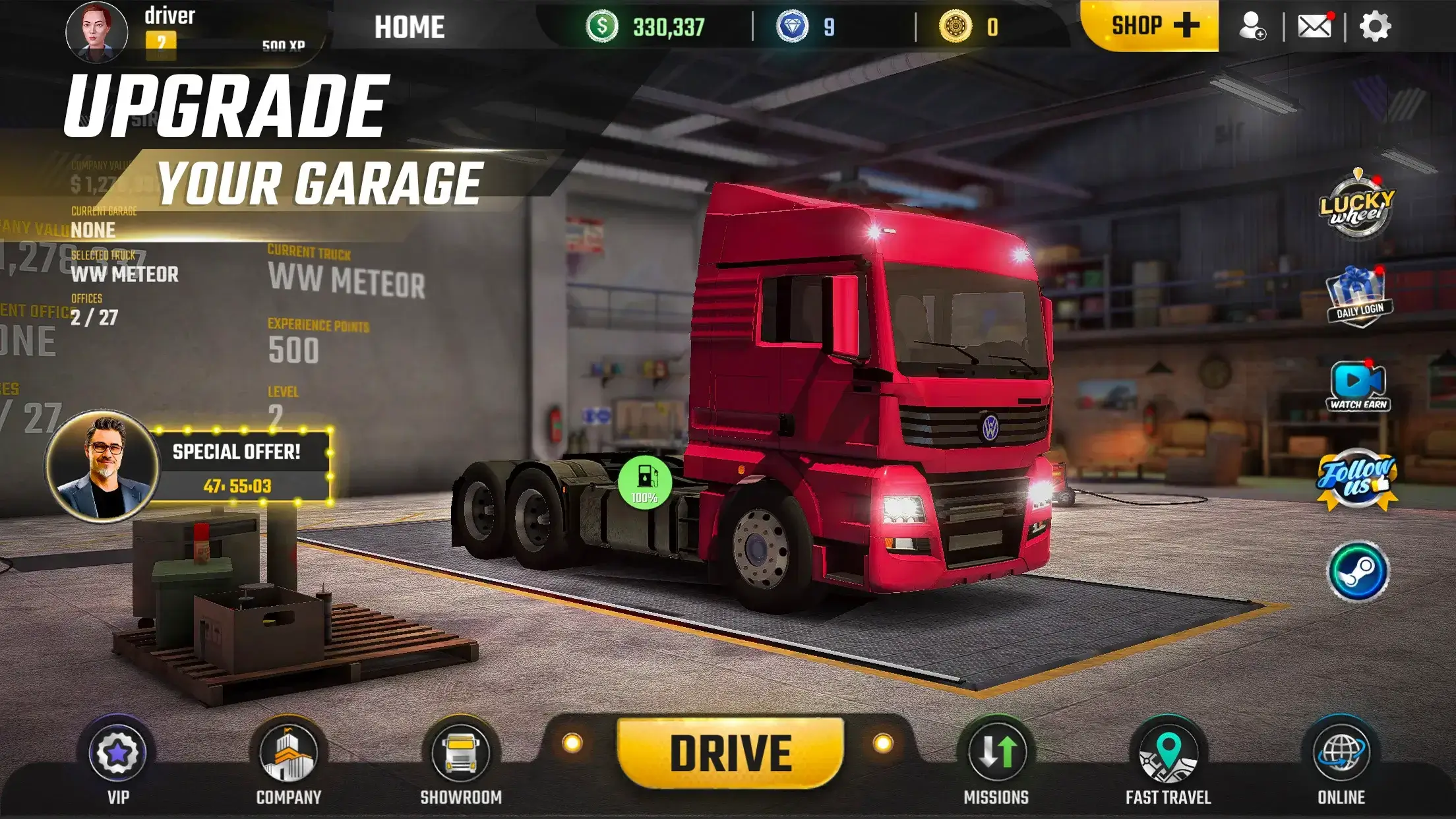 Truck Simulator World MOD APK